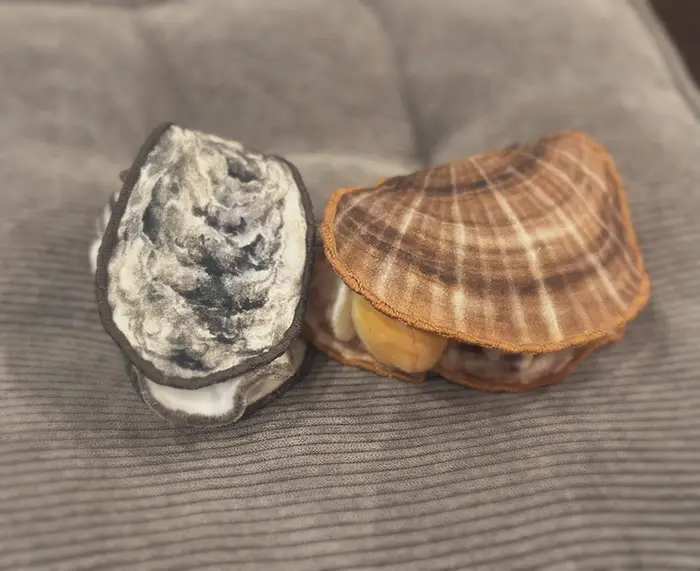 ハンドメイドのぬいぐるみの写真