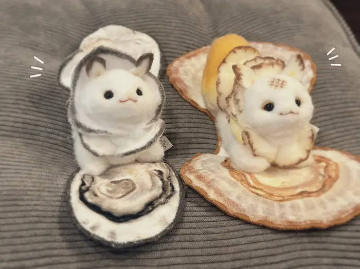 ハンドメイドのぬいぐるみの写真