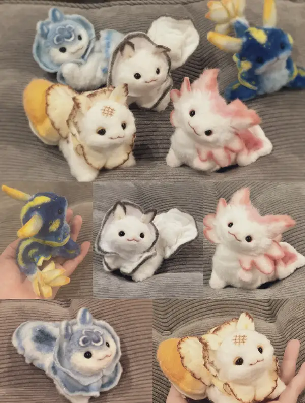 ハンドメイドのぬいぐるみの写真