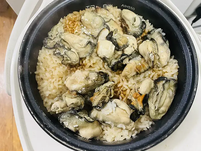 牡蠣料理の写真