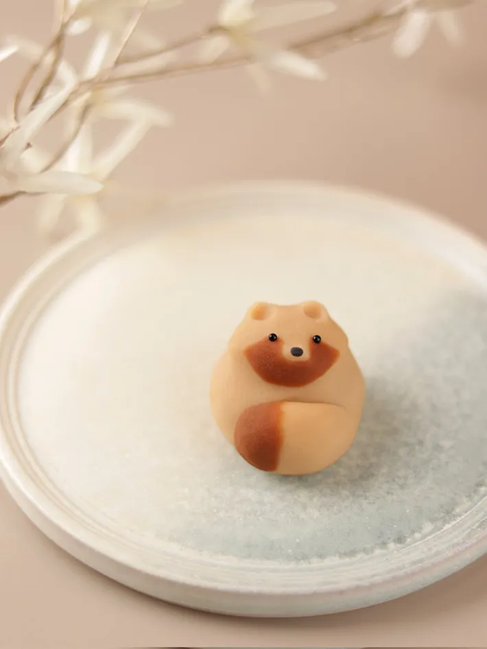 たぬきの練り切り