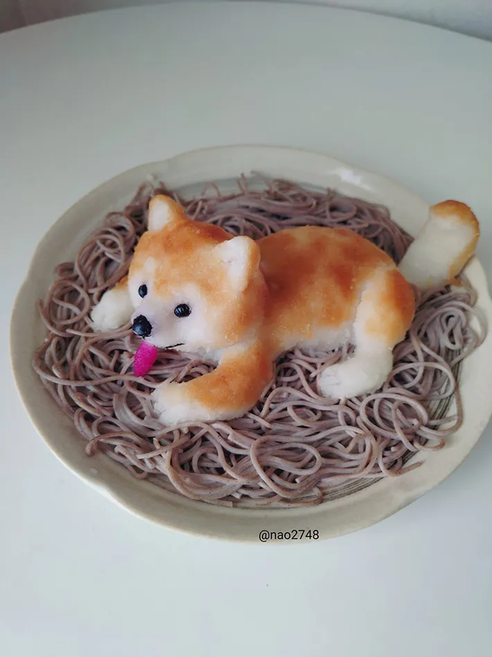 柴犬おろしそば