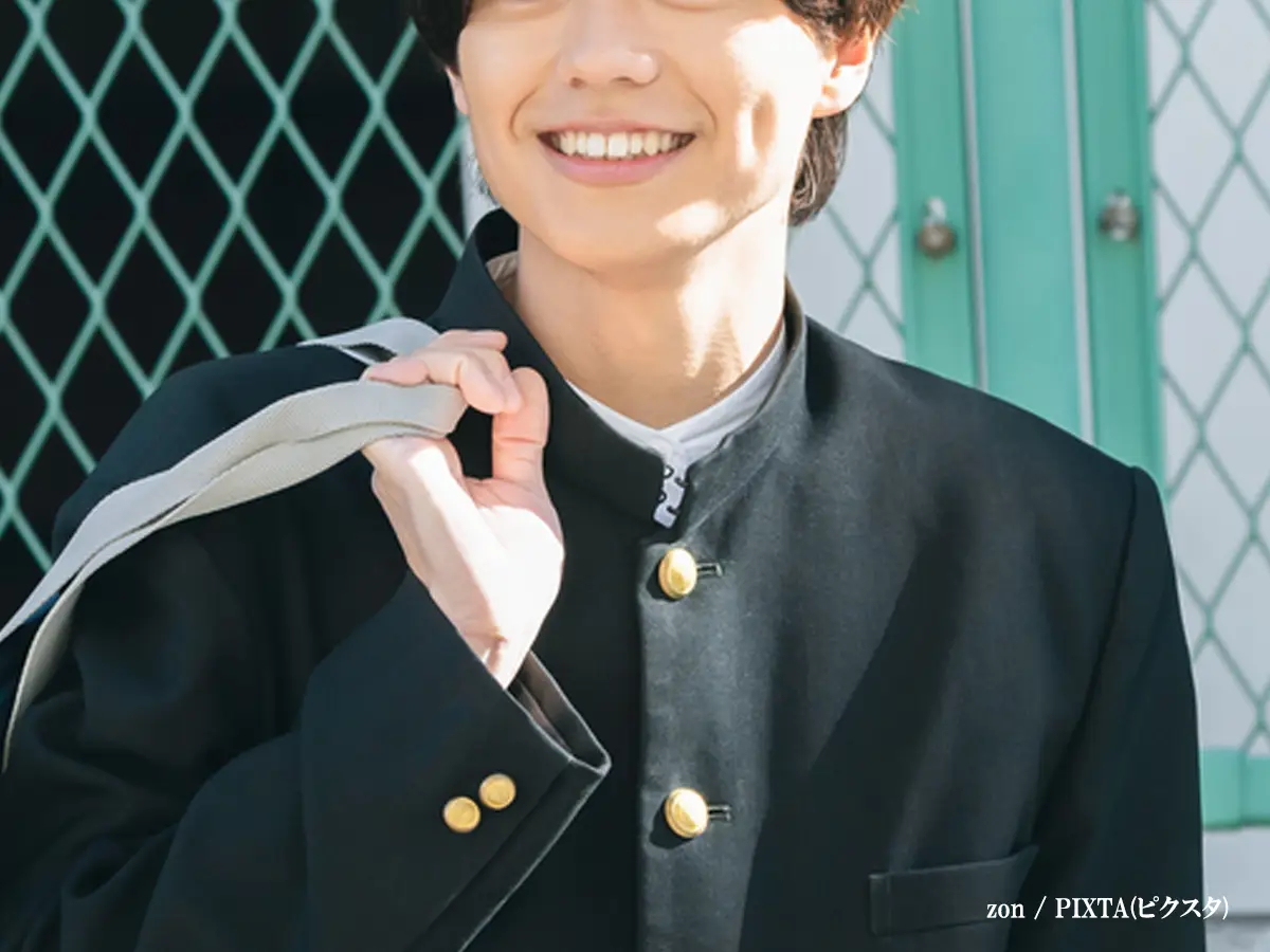 男子高校生の写真