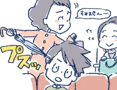 舞台観劇のマナー注意喚起のイラスト