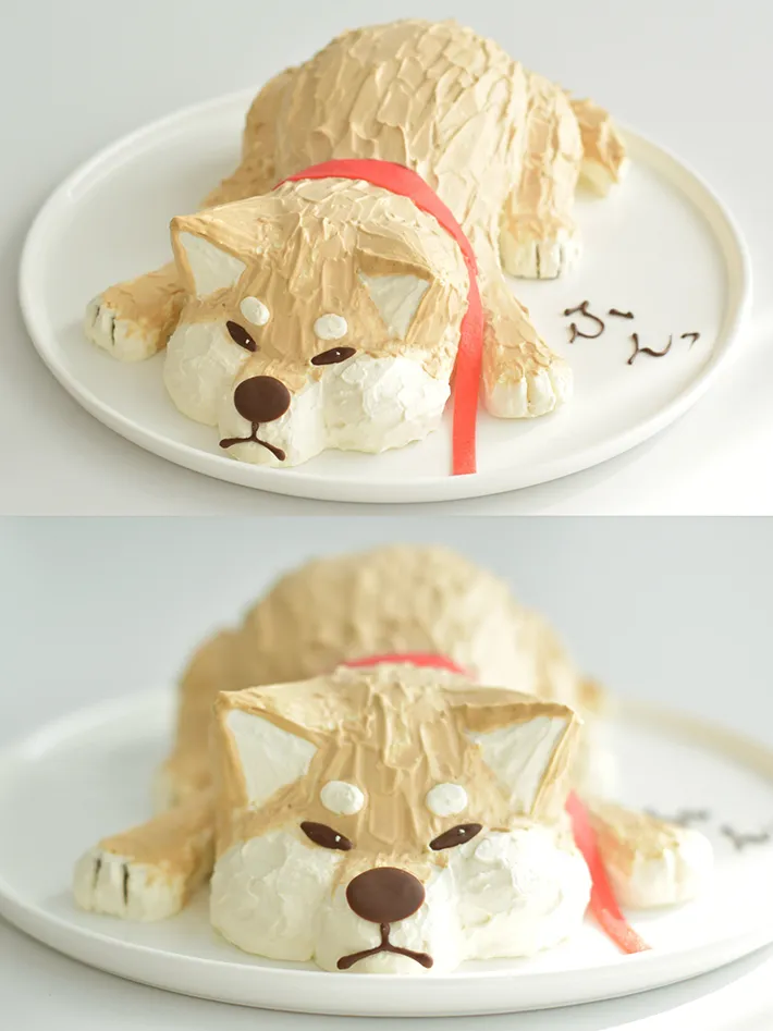 拒否柴のケーキ