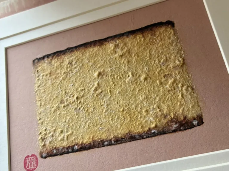 日本画のカステラ