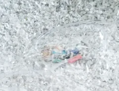 紙で作ったクッションの写真