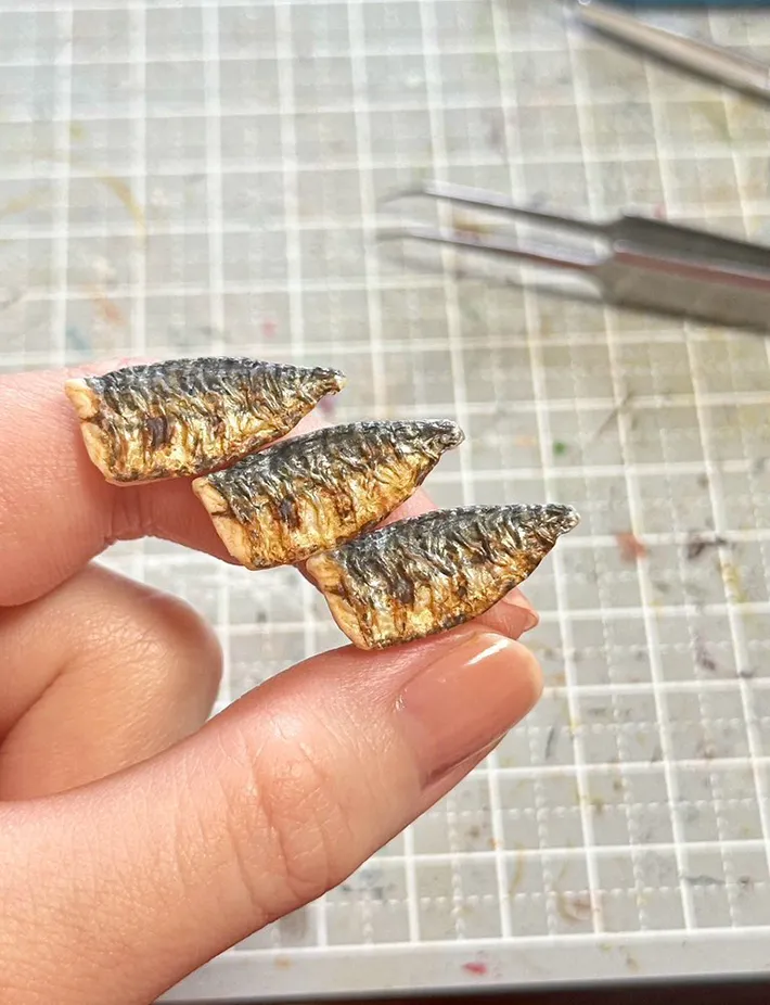 焼き鯖のミニチュア