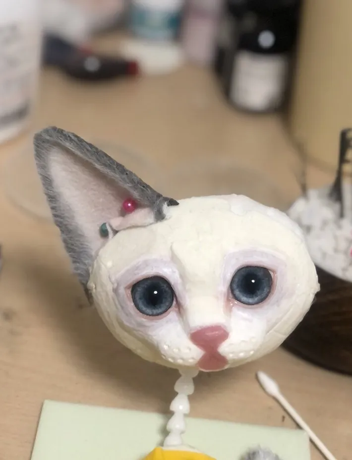 本物みたいな猫の作品