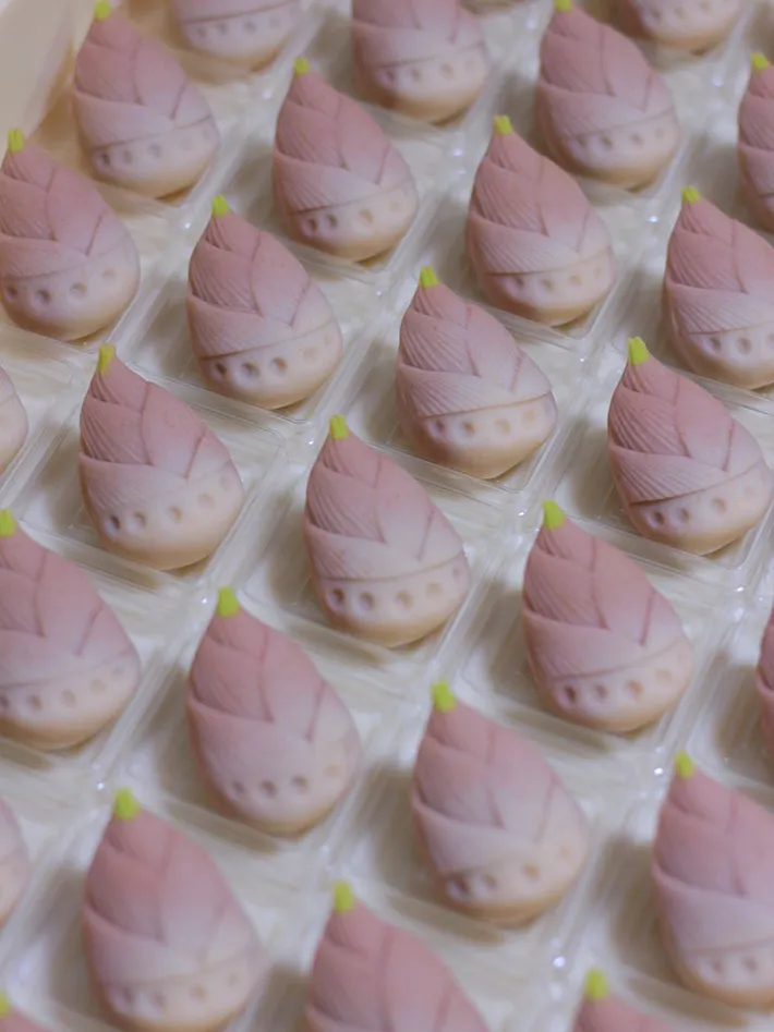 和菓子のタケノコの写真