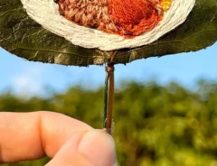 手に取った『1枚の葉っぱ』に表現されたのは？　「匂いが漂ってきそう」「お腹が空く」