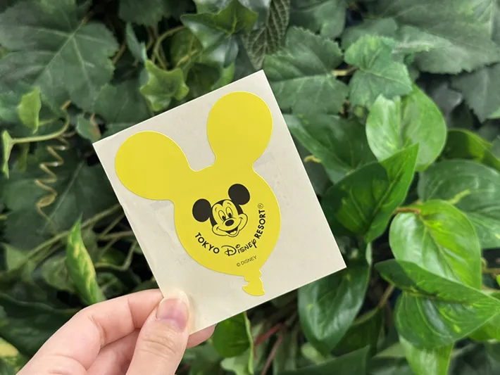 無料のバルーンシール（撮影：grapeトレンド編集部）