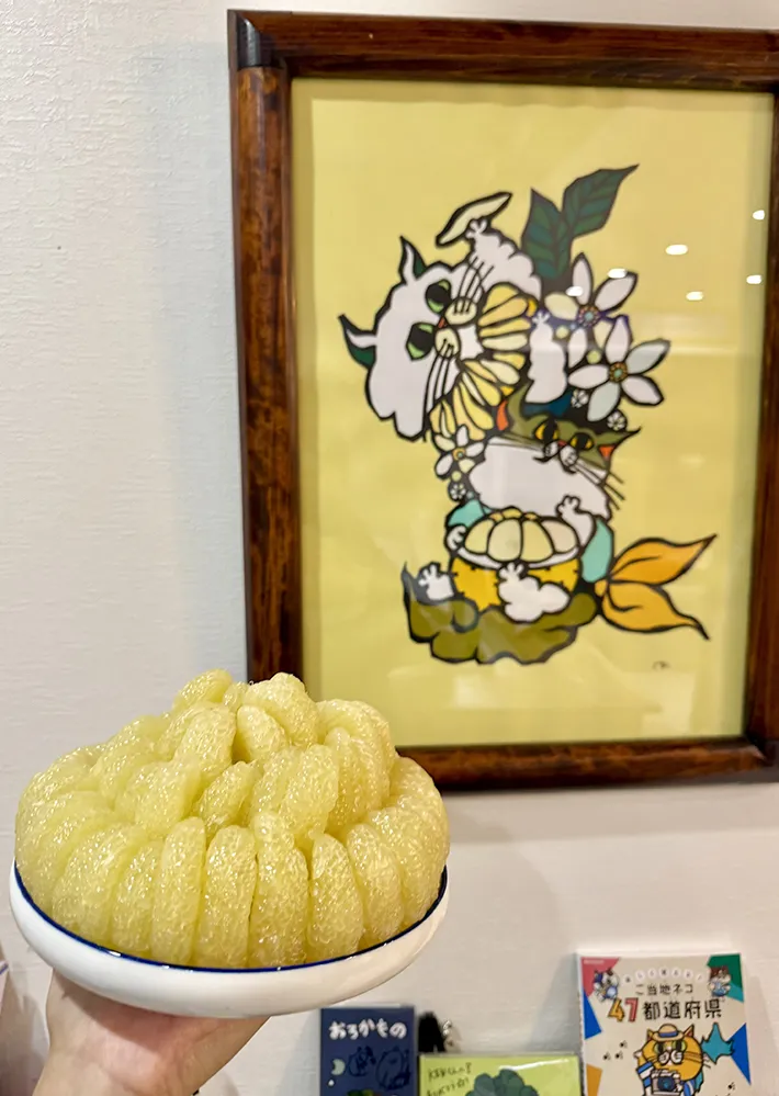 文旦だけのケーキの写真