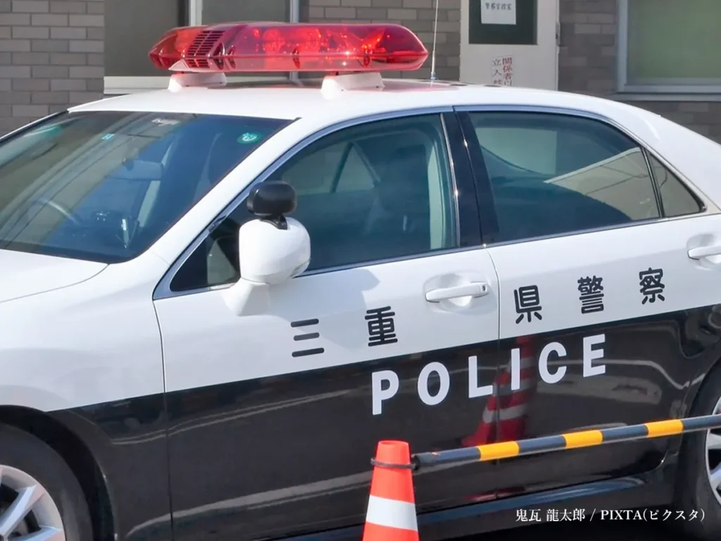 パトカーの写真