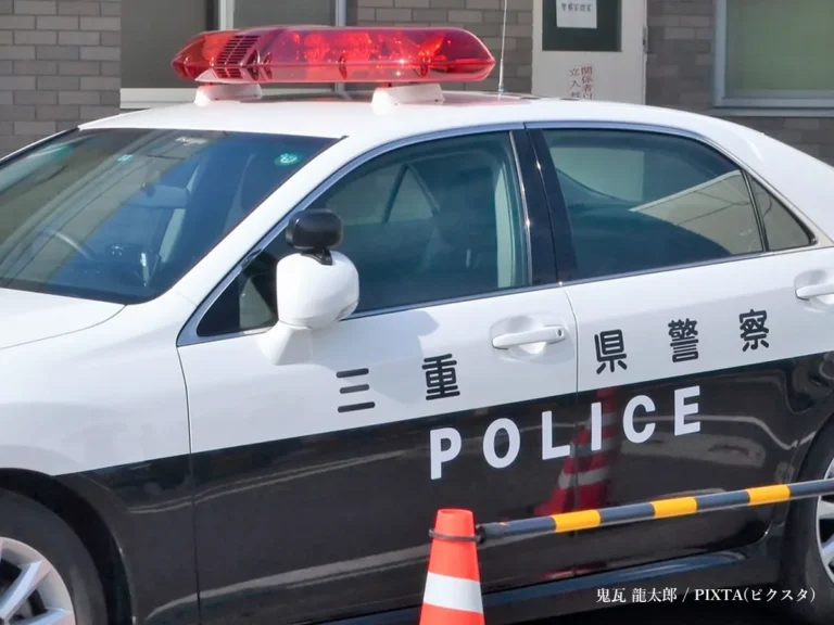 パトカーの写真