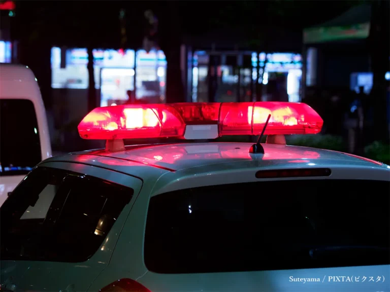 パトカーの写真