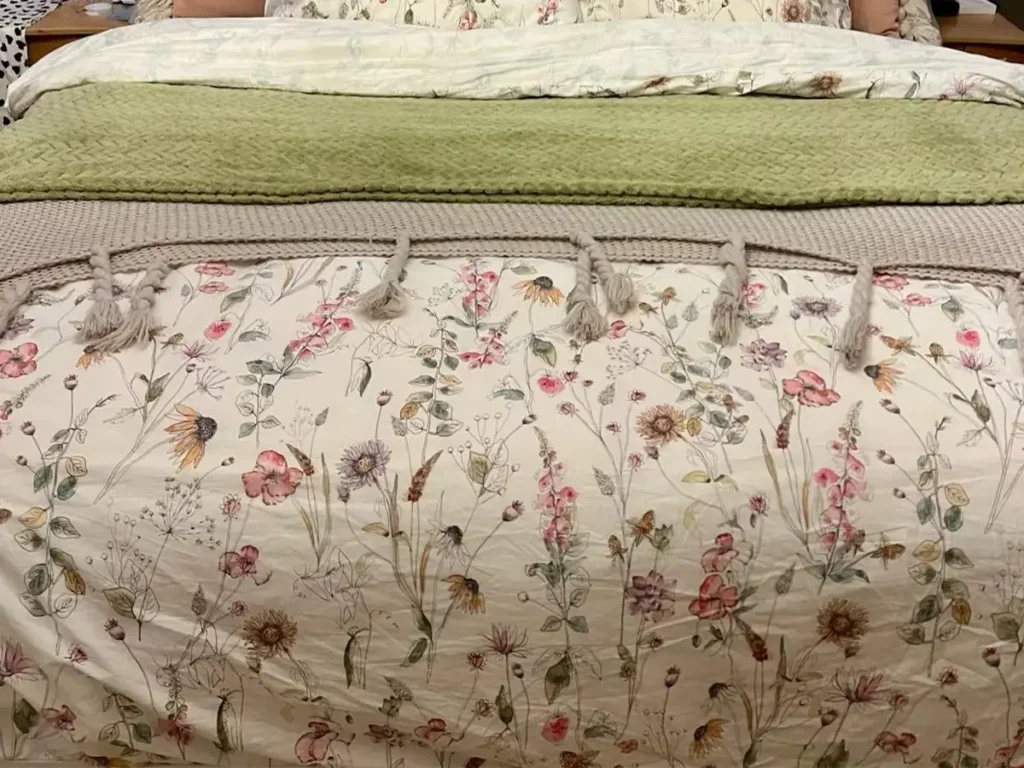 変わっていたベッドの写真