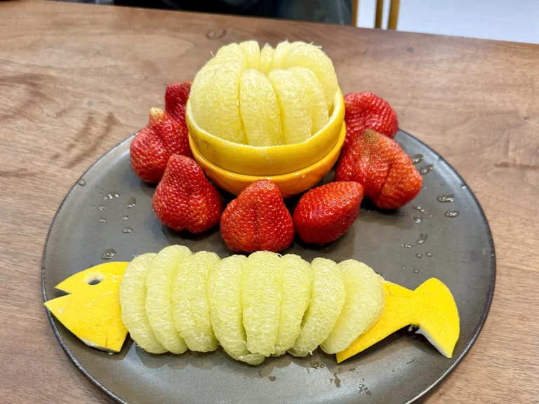 文旦のフルーツプレート