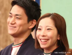 三浦璃来選手と木原龍一選手の写真