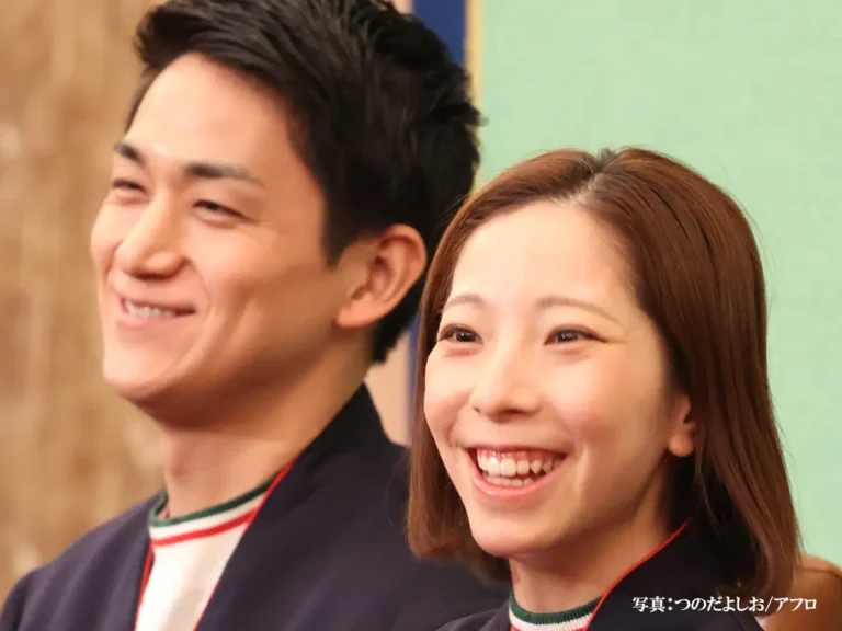 三浦璃来選手と木原龍一選手の写真