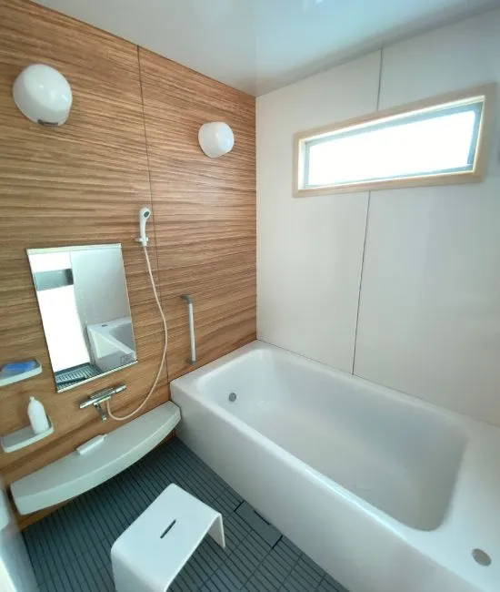 清潔感のある浴室