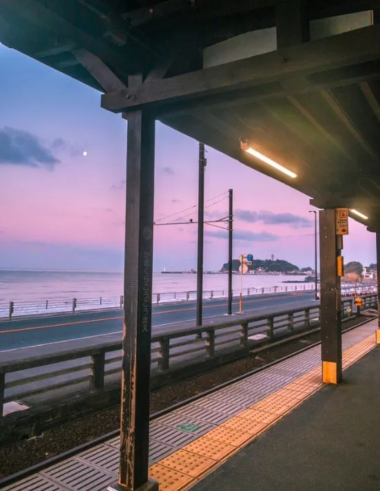 ホームから見える景色