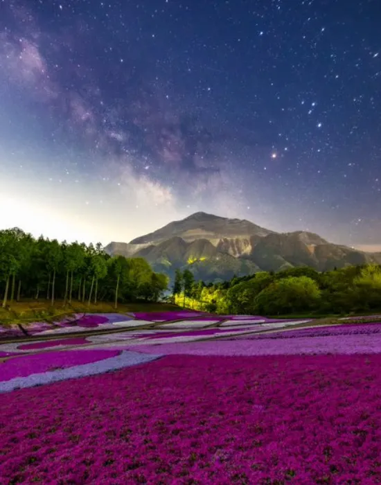 空に広がる天の川