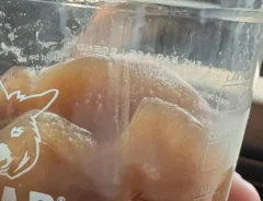 コーヒー氷の写真
