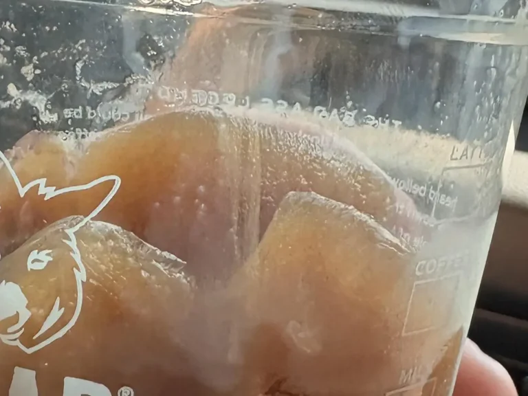 コーヒー氷の写真