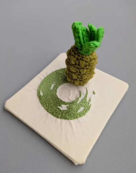 ワサビの手芸作品